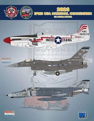 SBDNATS2026 1:48 1:72 IPMS USA 2026 National Convention Decals Fort Wayne IN- - Image 1 of 4