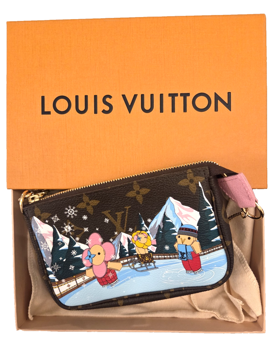 New Louis Vuitton Mini Pochette M82623 Ice Skating Vivienne Bag