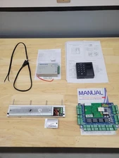 FingerPrint Scanner, Access Control Board, Magnetic Lock, and Power Supply