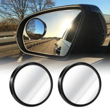 2 Pcs Round Blind Spot Rear View Mirrors, 2 Inch Convex Mirror Adjustable
