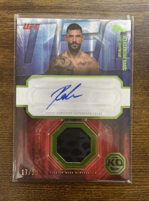 2026 Topps UFC Knockout Aleksandar Rakic Auto Relic /99 #KAR-AR