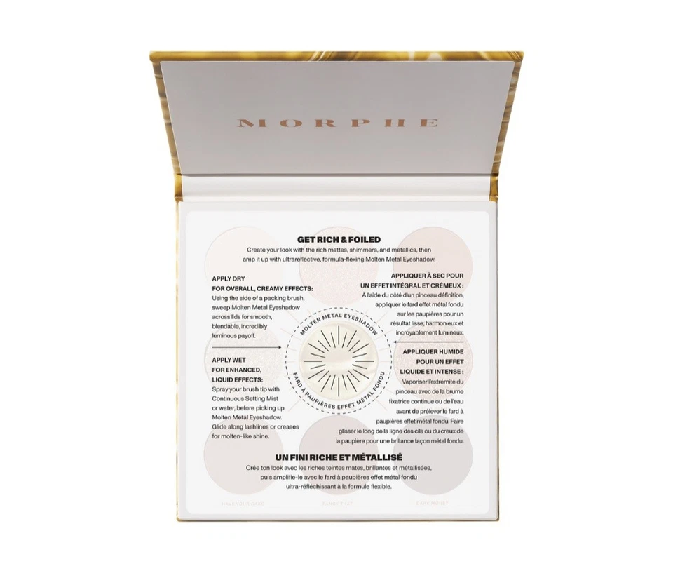 Morphe Gold Seeker Artistry Eyeshadow Palette,*NEW IN BOX* - Image 3 of 4