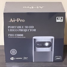 AI PRO PORTABLE 3D 4K VIDEO PROJECTOR PRO 130...