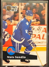 1991-92 Pro Set Mats Sundin #197 Quebec Nordiques