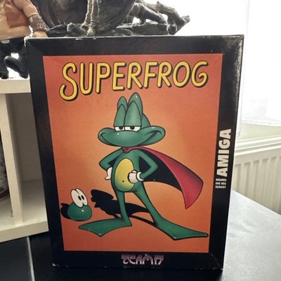  Amiga - Superfrog - Spiel - von Team 17 ~ Amiga Spiel ~ sehr guter Zustand ~