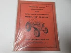 Allis-Chalmers "IB" Tractor Manual