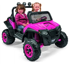 Peg Perego Polaris Ranger RZR 900 12-Volt Battery-Powered Ride-On, Pink