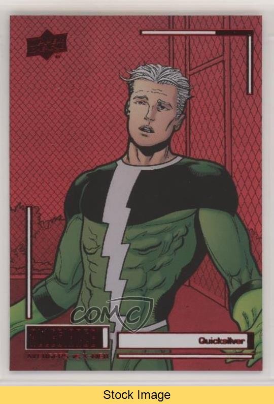 2023 Upper Deck Allegiance Avengers vs X-Men Red Rainbow Quicksilver READ 1md