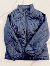Brand New Patagonia Nano Puff Jacket Girls Size XS 5 6 Navy Blue Diamond