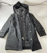 Boy's Appaman Black Parka Coat - Hooded - Size 4T - Brand New With Tags