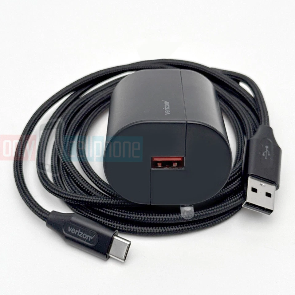 Verizon USB Fast Charger & 6FT USB-C Cable for Galaxy S23/22/21/20/Plus/Ultra/FE - Image 3 of 4
