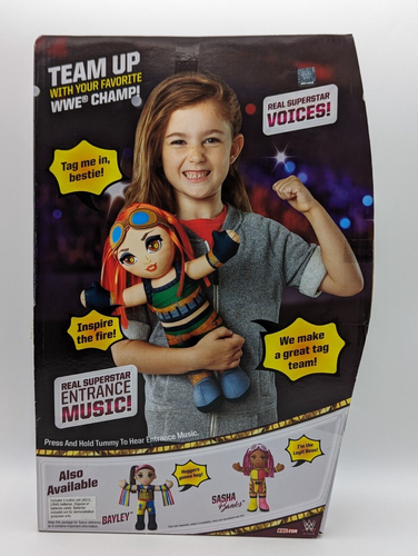 "Nuevo en caja Peluche Becky Lynch WWE Tag Team Superstars I'm A Hugger 18"" Sonids Voices" - Imagen 2 de 13