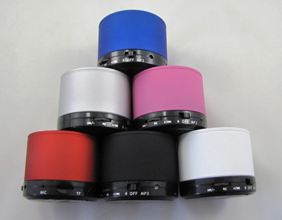 Bluetooth Mini Lautsprecher 3W Speaker Wireless Musik SD MP verschiedene Farben