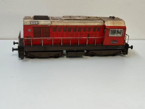 H0 Diesellok V75 009 / ČStrain 22200/ DR / Epoche III / ESU LokSound 5/ gealtert | Zustand: Gebraucht