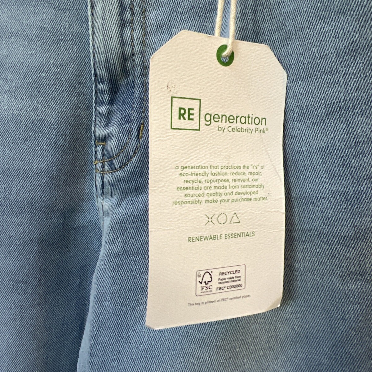 Generation Celebrity Pink Jeans Women 15/32 Ankle Skinny Hydro High Rise  Taper - Main Image