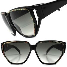 Classic True Vintage 70s 80s Costume Hip Hop Swag OG Square Funky Sun Glasses