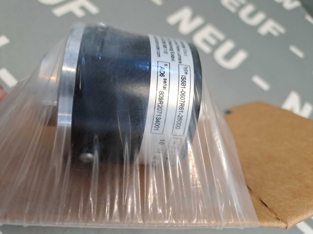 Codeur à arbre IS581-0607R61-25000 Globalencoder rotatif incrémental