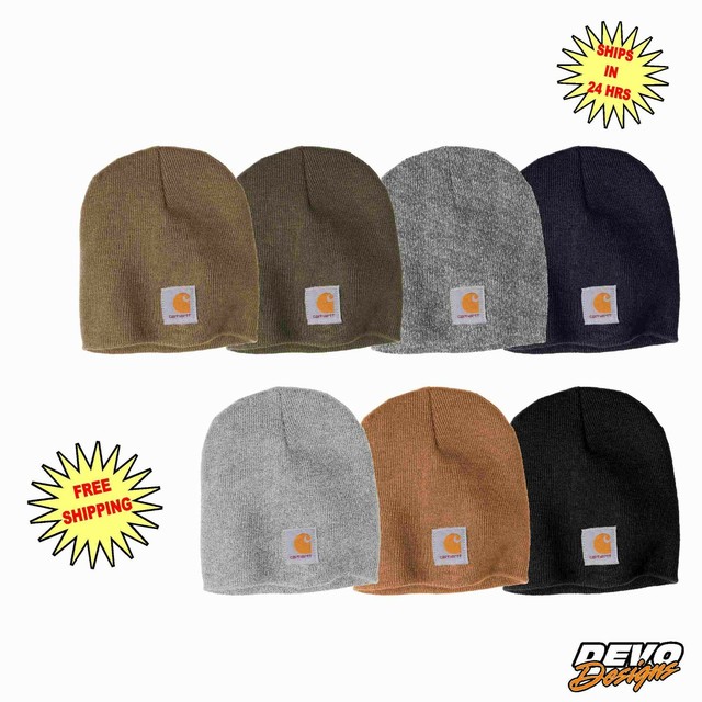 cream carhartt beanie