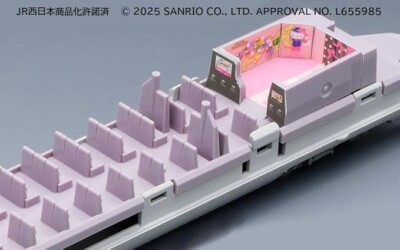 BS TOMIX N Scale 98662 JR 500 7000 Sanyo Shinkansen Hello Kitty