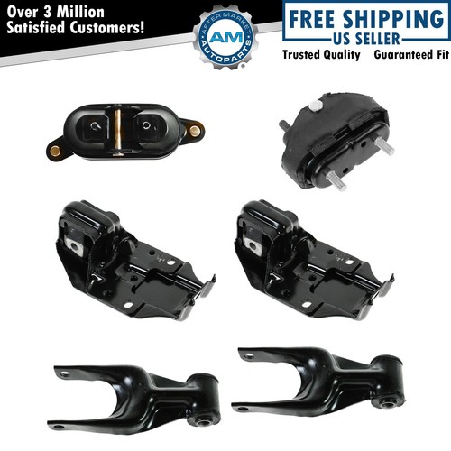 Complete Engine Transmission Torque Mount Set Kit for Chevy Pontiac