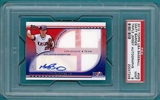 2010 Topps Matt Barnes Auto Issue - #MB PSA 9! Red Sox! POP 1!