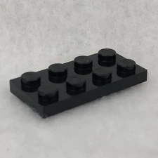 LEGO 3020 Black Plate 2 x 4 (x1)