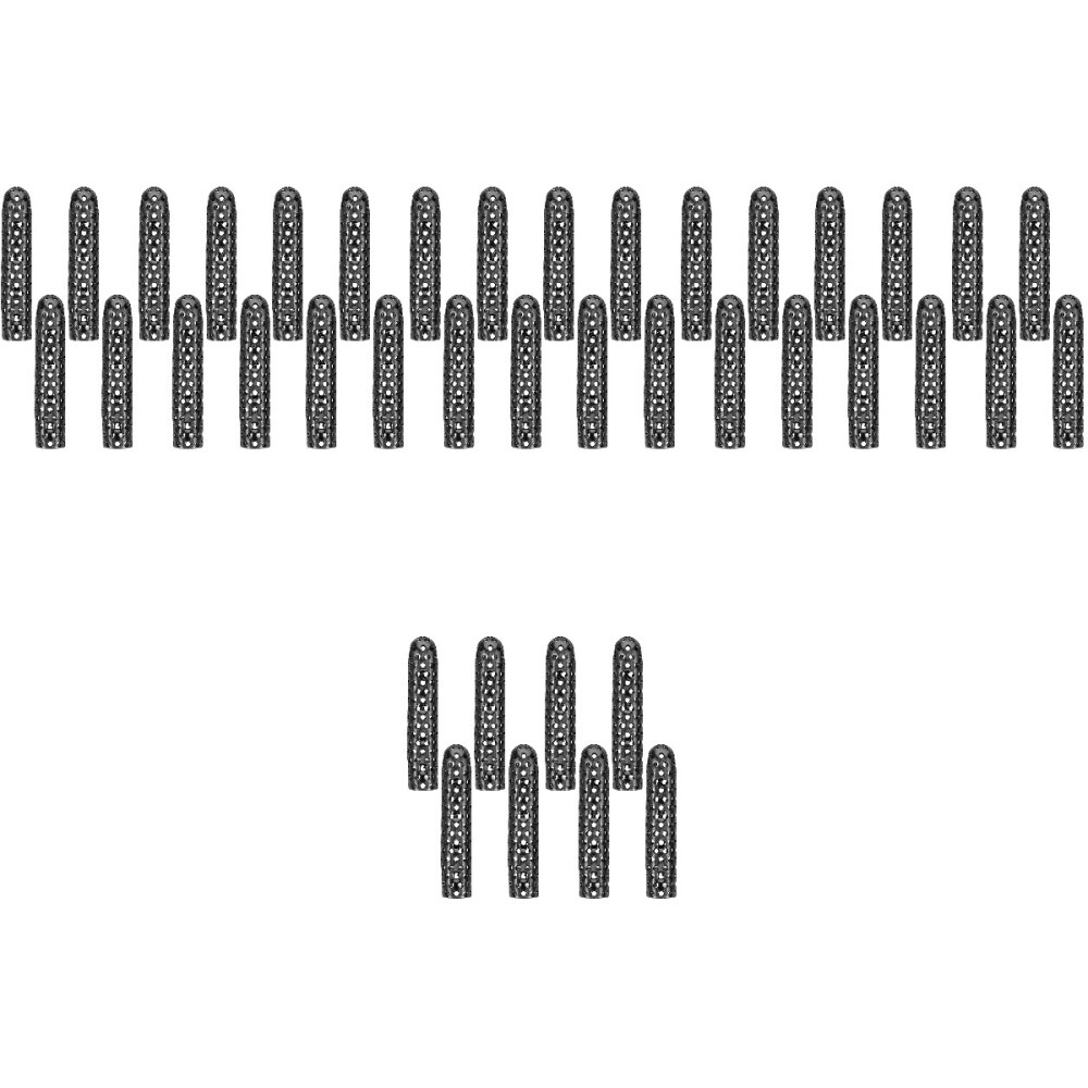 APL 5 PEZZI Laccio Decorativo in Metallo Testa Uomo Calzolaio Estremità Punte in Lega