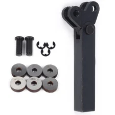 Dual Head Knurls Lathe Knurling Tool Holder Rotating Head Multi Knurl Coarse