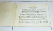 Spartito SCENA E DUETTO Opera Il Pirata di Bellini 1800 PIANOFORTE calcografia