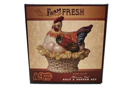 Cracker Barrel Farm Fresh ~ Hen on Nest ~ HTF ~ NIB