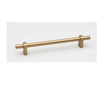 2-PACK Alno A2801-6 Vita Bella 6" Center to Center Modern Smooth Bar Champagne