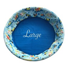 FREE USA SHIPPING Large Fleece Whelping Kiddie Pool Liner for Dogs 50 Pounds