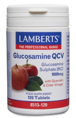 Lamberts Glucosamine QCV Tablets (120) BBE 05/2027