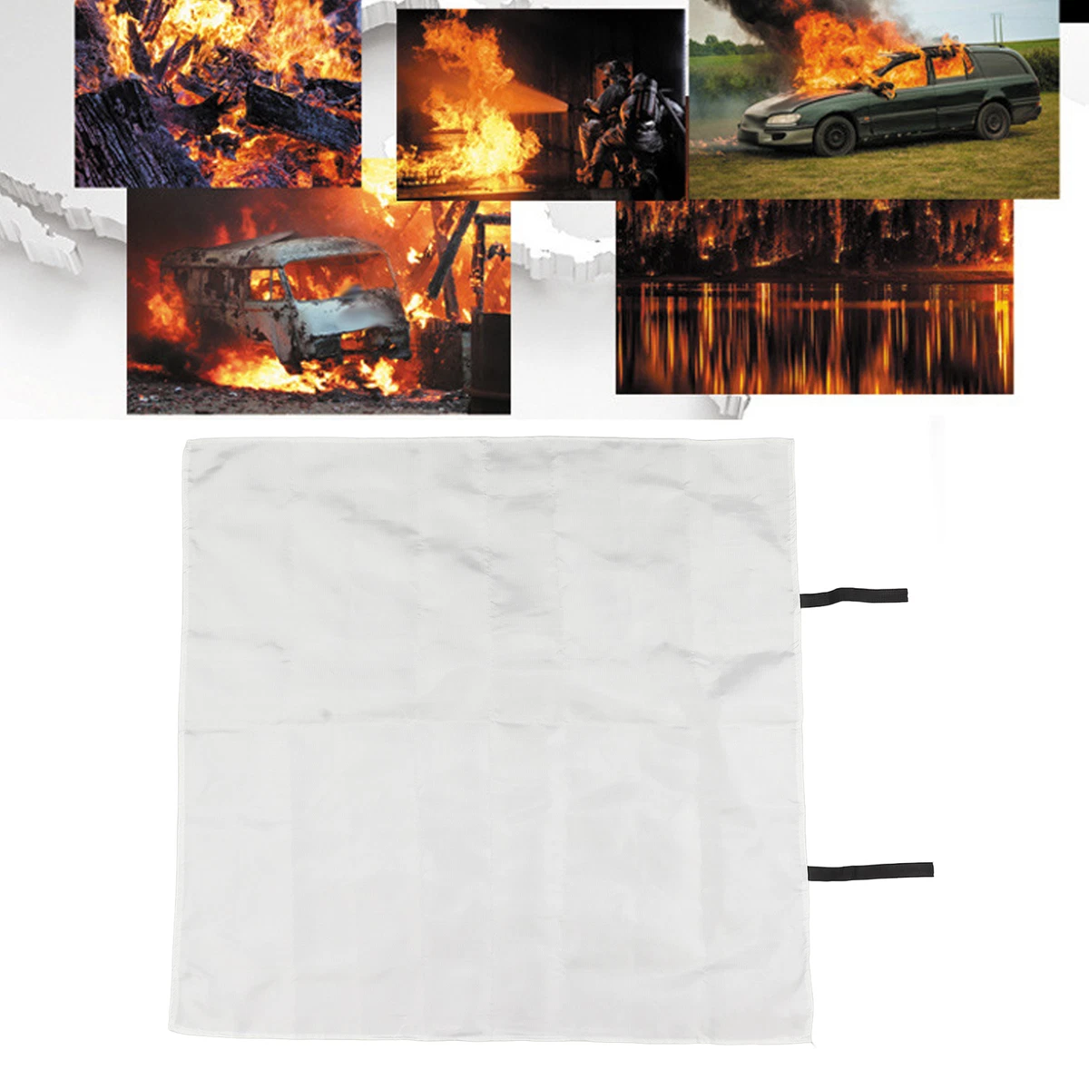 Flame Retardant Fire Blanket Glass Fibre Heat Insulation Blanket