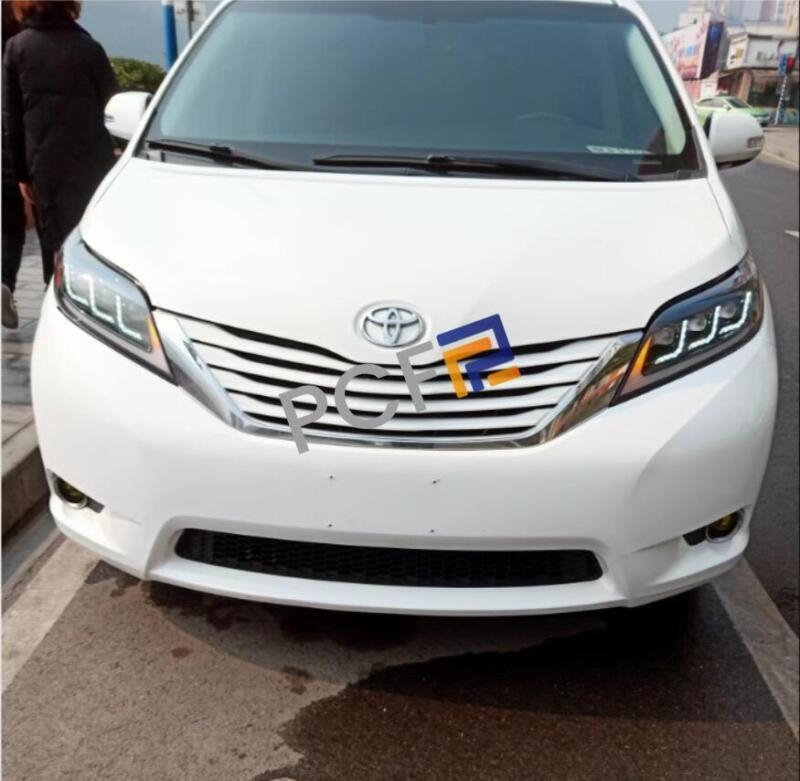 For Toyota Sienna 2011-20 LED DRL Headlights assembly Double Beam