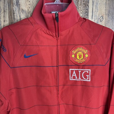 MANCHESTER UNITED FOOTBALL PLAYER ISSUE JACKET NIKE 287623-666 MEN