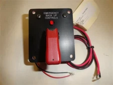 EMERGENCY 10/15 AMP  BACK UP SWITCH PANEL 3" X 2 1/2" MARINE BOAT