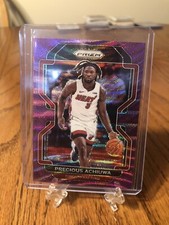 2021-22 Prizm NBA Basketball Precious Achiuwa Purple Wave PACK FRESH!!