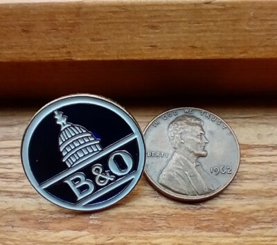 B&O Eisenbahn Eisenbahn Rail Road Zug Hutnadel Tie Tack Revers
