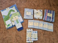 POTTERY BARN KIDS - Dinosaur Baby Bedding, Hamper Liner More BRAND NEW