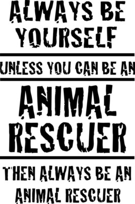 Aufkleber Tierschutz Autoaufkleber sticker ANIMAL RESCUE