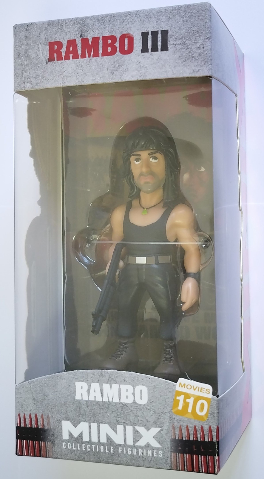 Minix First Blood III Collectible Stickers Rambo n.110 Movies Figurine