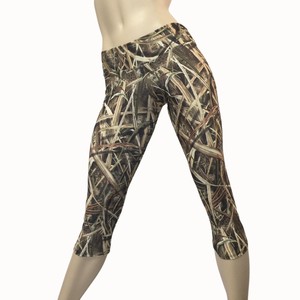 camo yoga capris