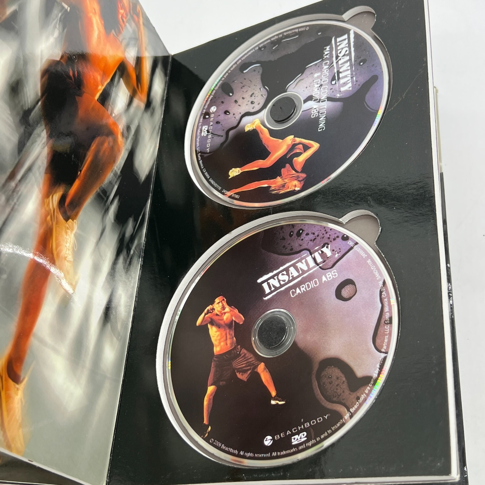 Insanity Cardio Workout Beachbody 10 DVD Complete with 3 Bonus Discs