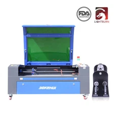 Autofocus Co2 Laser Engraving 100W Laser Engraver Cutter 40x32in+Rotary Axis