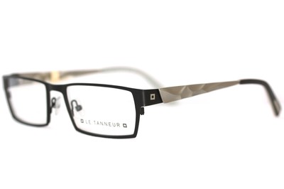 LE TANNEUR LE109 12 Brille Schwarz/Grau  glasses lunettes FASSUNG