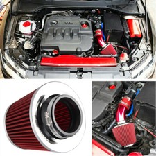 Universal 76mm 3" Neck Inverted Dual Cone Induction Intake High Flow Air Filter