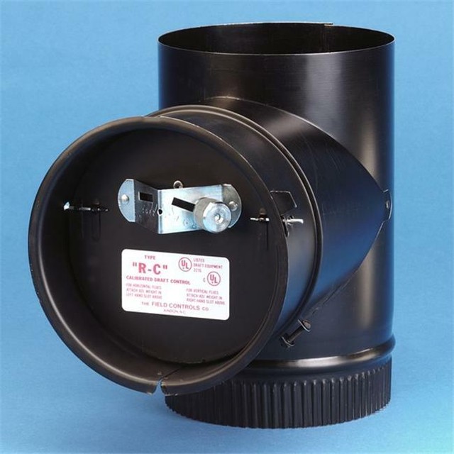 Field Controls Company 5 Inch Barometric Damper With Tee 24ga eBay
