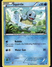 Squirtle Common Plasma Blast 14/101 Water Pokemon Card