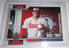 Topps Mike Trout Dugout Peeks #350 Los Angeles Angels 2026 Baseball Card